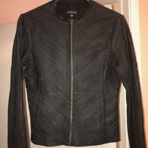 Bebe Black Genuine Leather Jacket